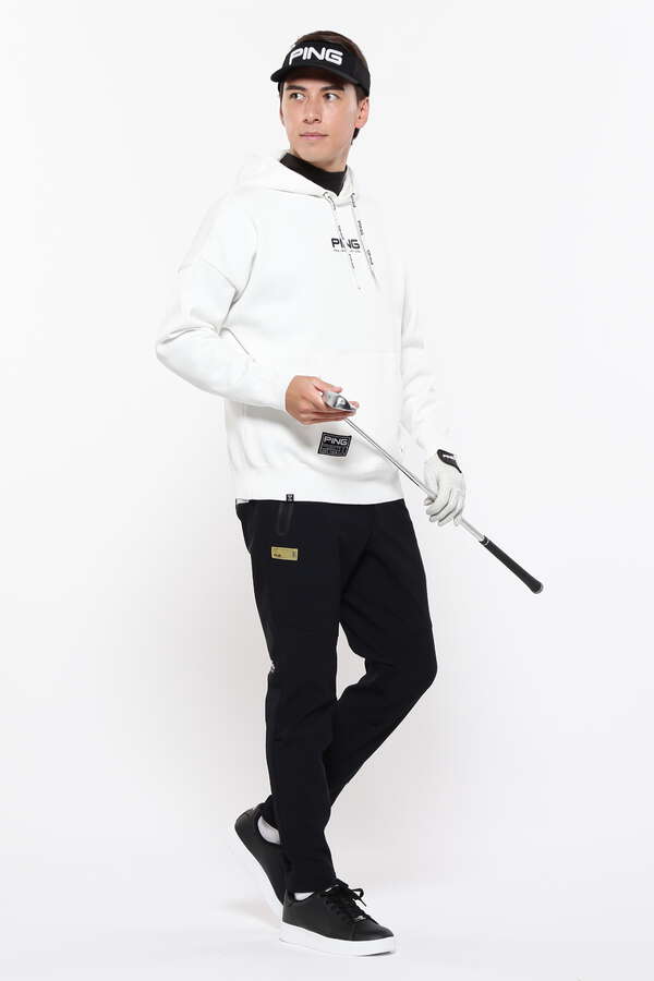 【PING APPAREL】リサイクルペット ニットフーディー ＜GOLD＞ (MENS)