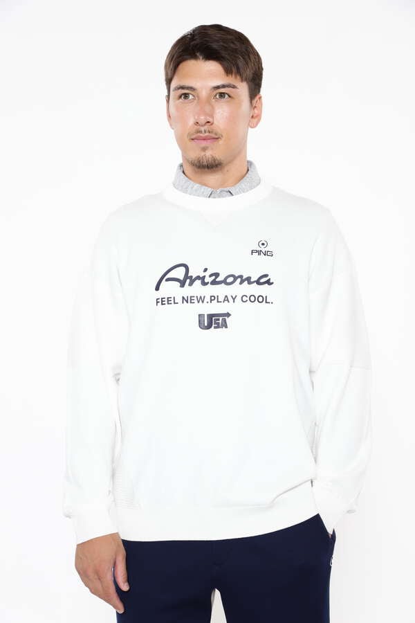 【PING APPAREL】クルーネックニットプルオーバー ＜NATIVE＞ (MENS)