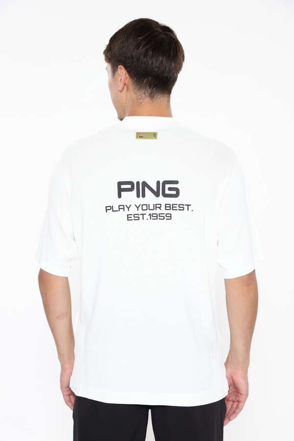 【PING APPAREL】半袖ポロニット ＜GOLD＞ (MENS)