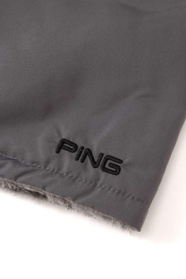 【PING】ポリエステルタフタ薄綿入り中綿ネックウォーマー （MENS)