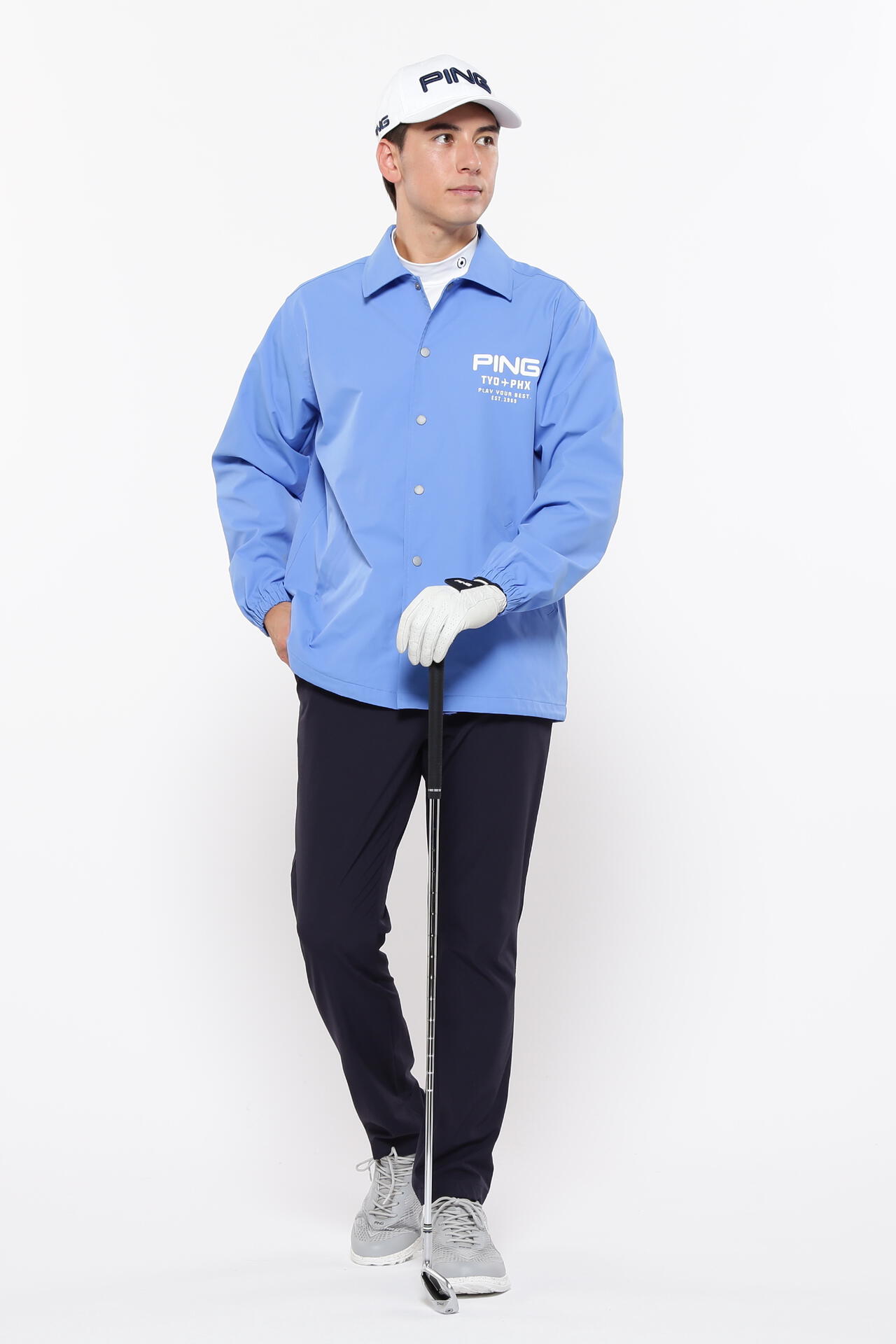 ピン】【PING APPAREL】ストレッチタフタコーチジャケット ＜NATIVE＞ (MENS)