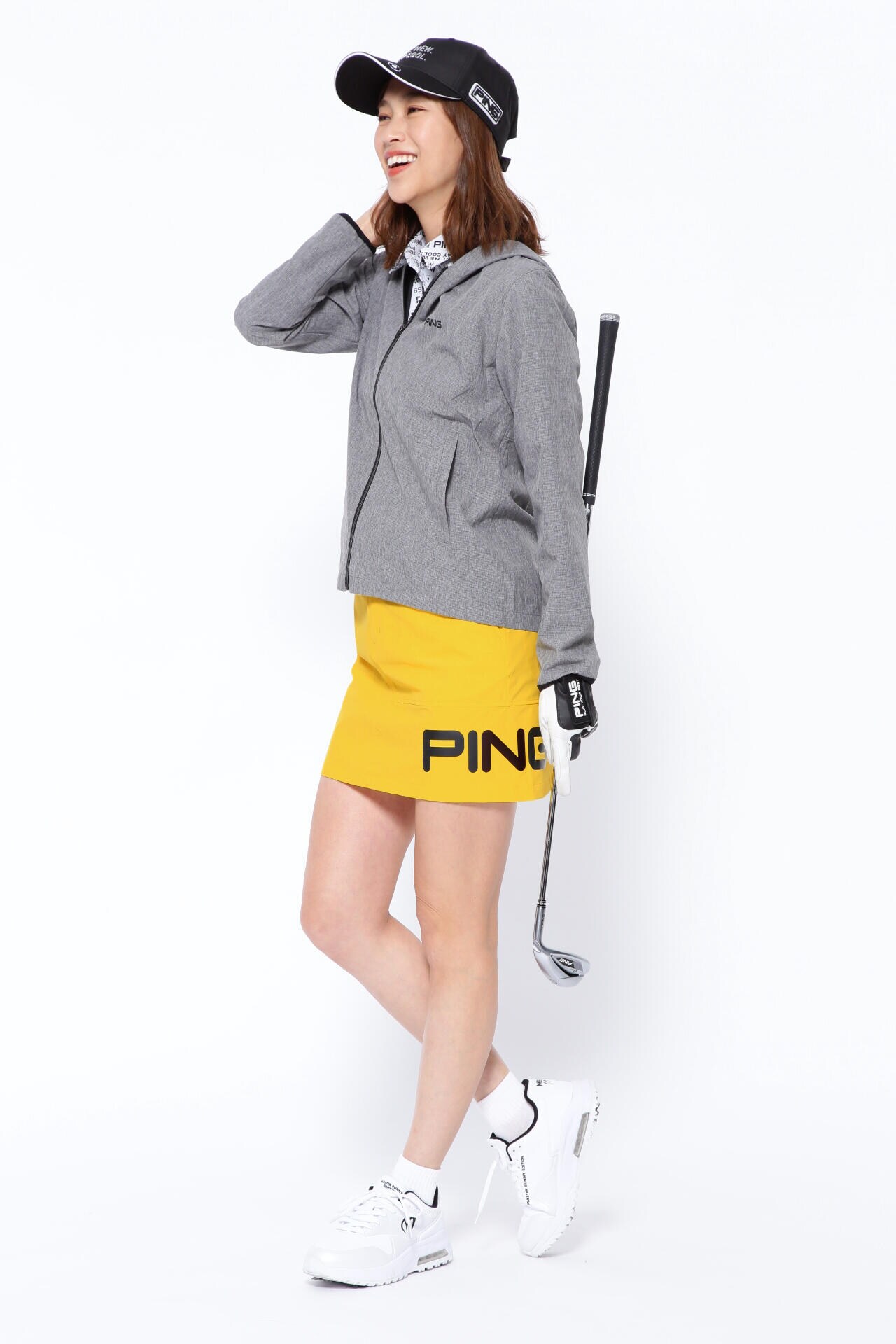 ピン】【PING APPAREL】2WAYストレッチ ナイロンスカート (LADIES)