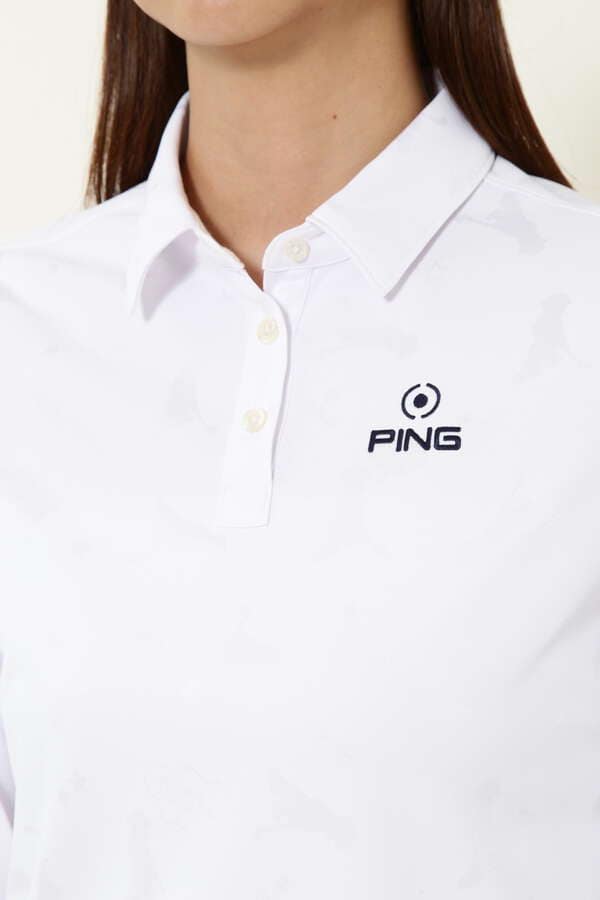 PING APPAREL】Mr.PING総柄ジャガード長袖ポロシャツ＜NATIVE＞ (LADIES)（6222261800） | PING ( ピン  ) | 【公式】通販 MIX.Tokyo