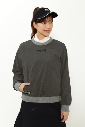 ping apparel/プルオーバーニット/Mサイズ/メンズ/ホワイト/星条旗 