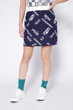 【PING APPAREL】アリゾナトータルジャガード総柄ニットスカート ＜NATIVE＞ (LADIES)