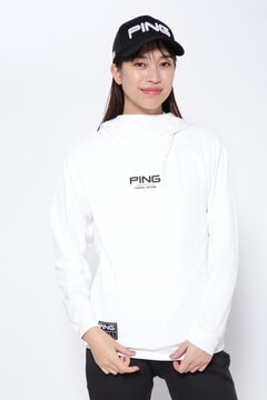 【PING APPAREL】ココティベアスムース フーディープルオーバー ＜GOLD＞ (LADIES)