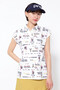 【PING APPAREL】ハローアリゾナプリント フレンチスリーブ ポロシャツ ＜NATIVE＞ (LADIES)