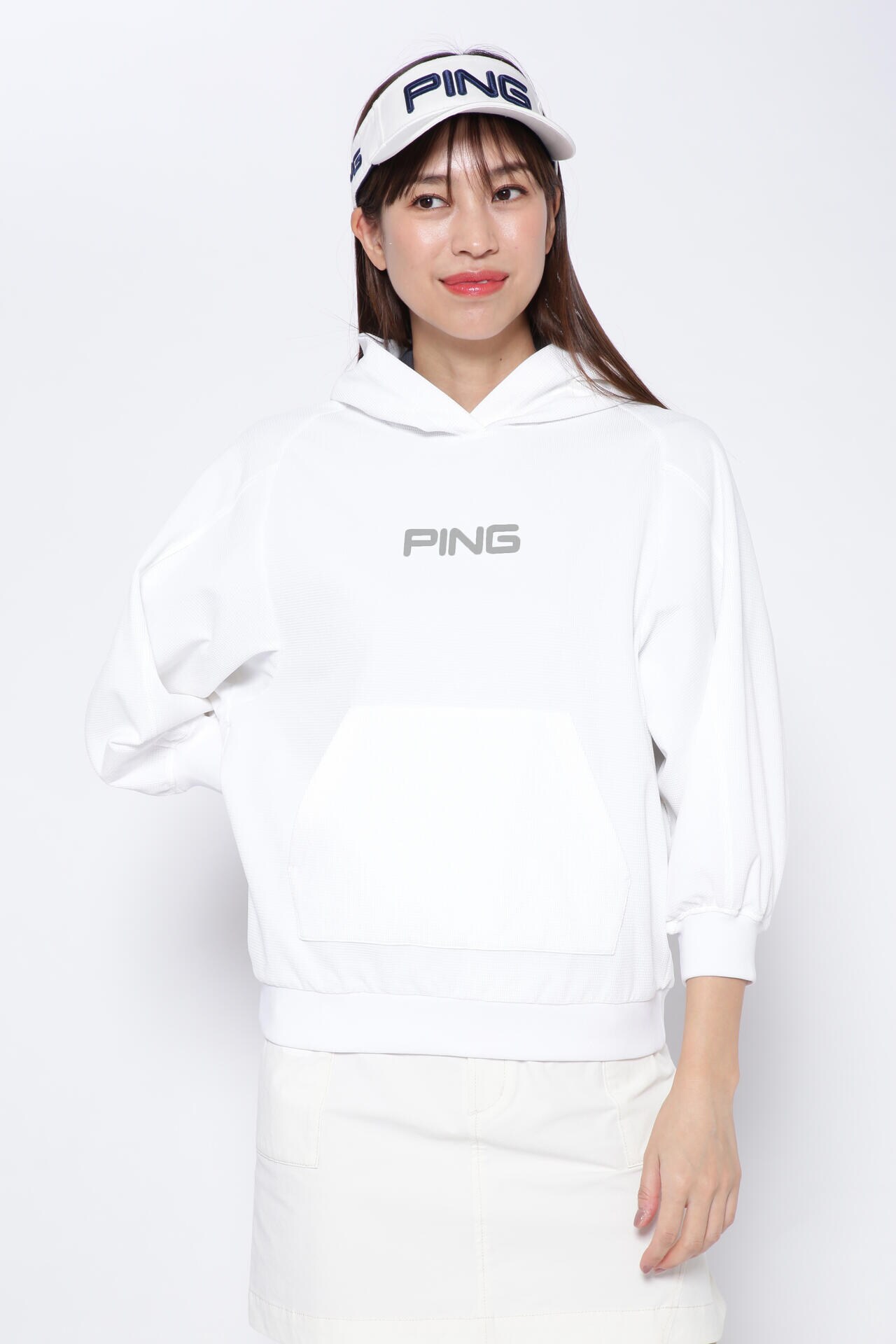 ピン】【PING APPAREL】リサイクルNEOメッシュプルオーバーフーディー