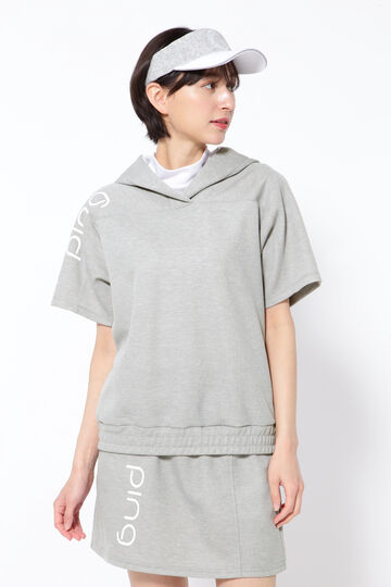【PING APPAREL】ドライマスターダンボール半袖スウェットフーディ ＜PRODUCT ADDITION＞ (LADIES)