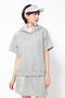 【PING APPAREL】ドライマスターダンボール半袖スウェットフーディ ＜PRODUCT ADDITION＞ (LADIES)