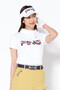 【PING APPAREL】コットンライク天竺 半袖デザイン衿カットソー ＜NATIVE＞ (LADIES)