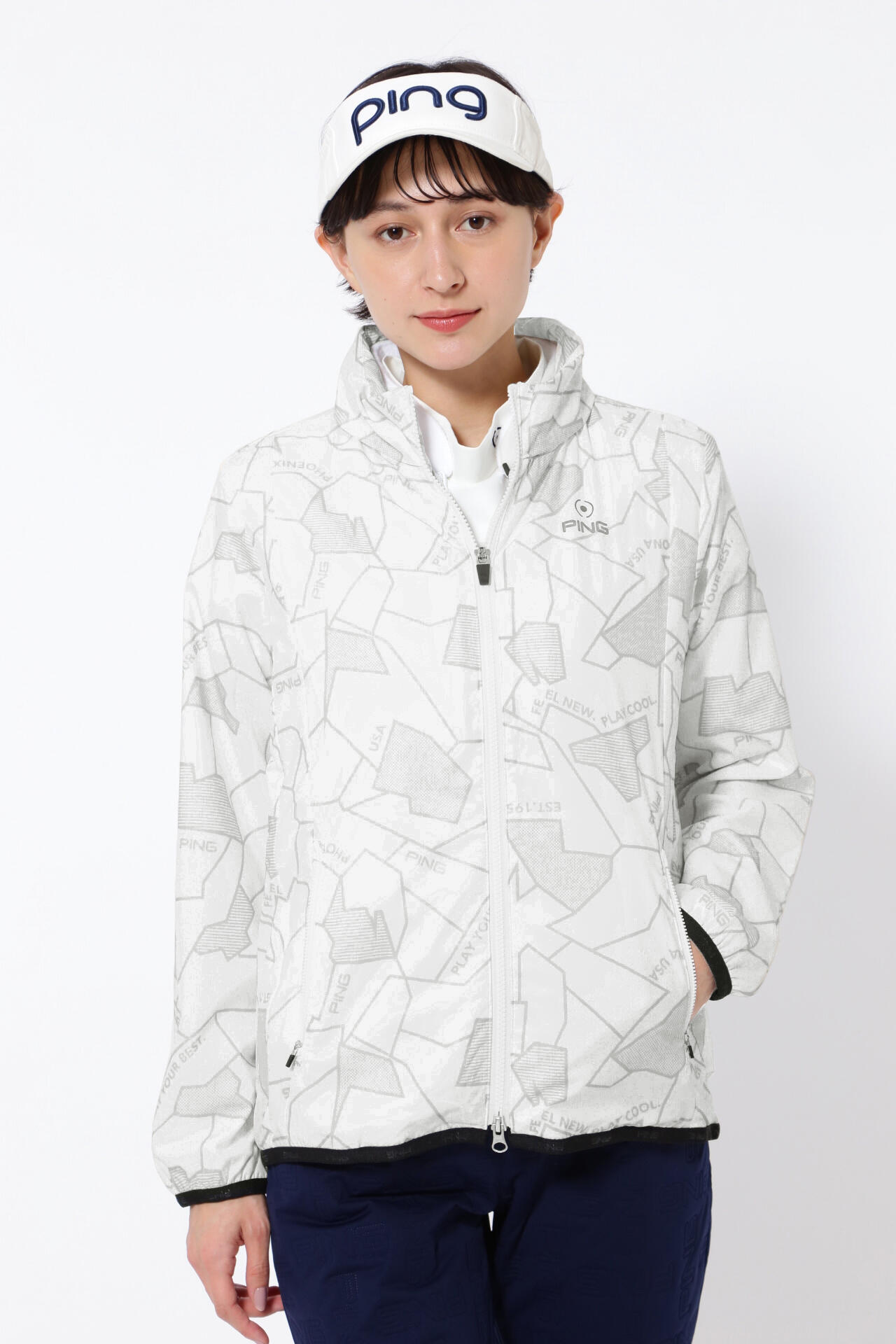 PING APPAREL】3WAY スタンドブルゾン ＜NATIVE＞ (LADIES)-