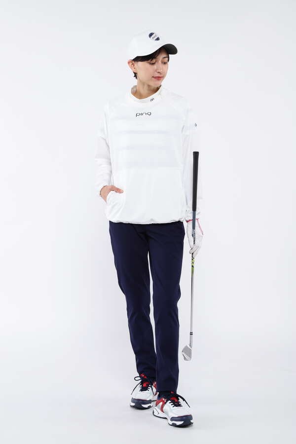 【PING APPAREL】2WAYストレッチリップストップ プルオーバー ＜LADIES LINE＞ (LADIES)