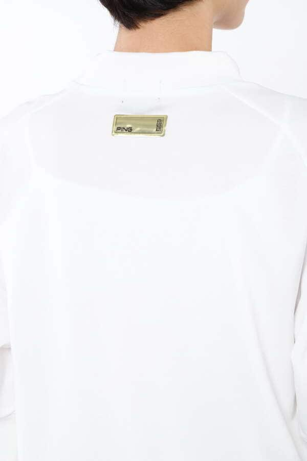  【PING APPAREL】ストレッチ裏毛 モックネック ワンピース ＜GOLD＞ (LADIES)