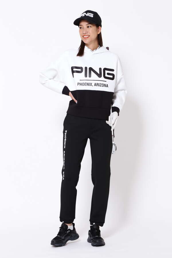 PING APPAREL】4WAYストレッチダンボールニットジョガーパンツ