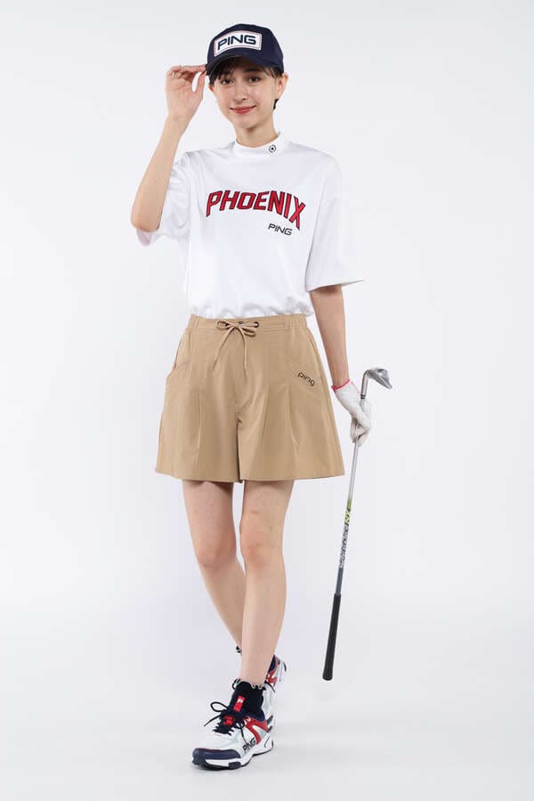 【PING APPAREL】2WAYストレッチ リップストップショートパンツ ＜LADIES LINE＞ (LADIES)