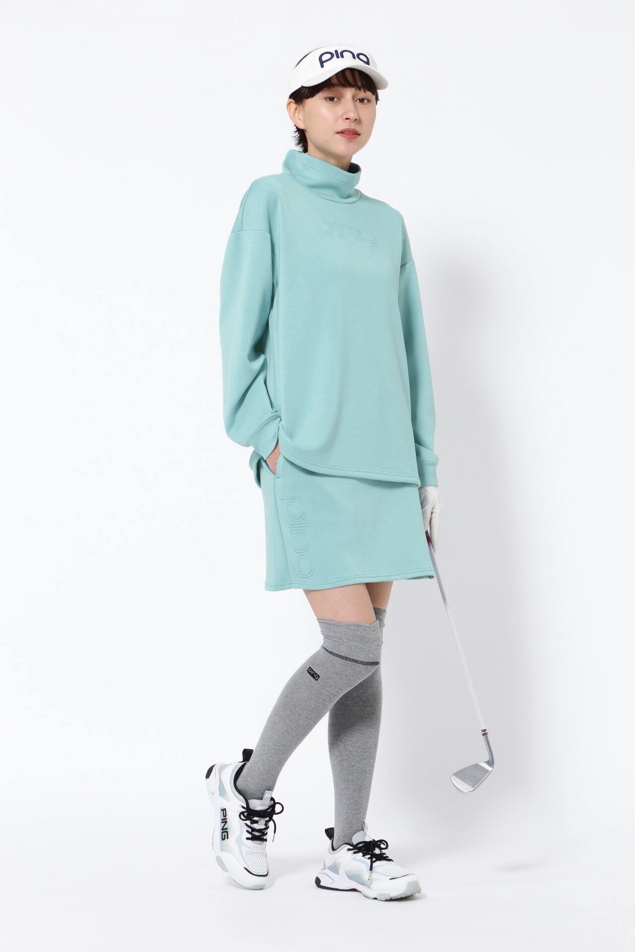 【PING APPAREL】ダンボールニットスカート ＜LADIES LINE＞ (LADIES)