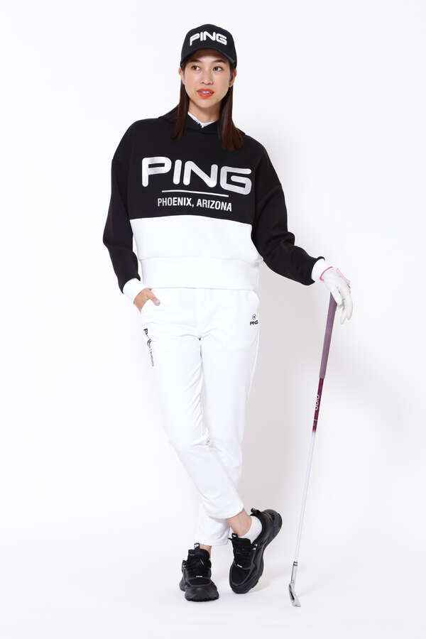 【PING APPAREL】ベアダンボールニットフーディプルオーバー ＜PERFORMANCE＞ (LADIES)