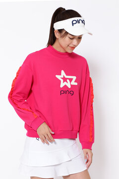 【PING APPAREL】モックネックスウェットプルオーバー ＜NATIVE＞ (LADIES)