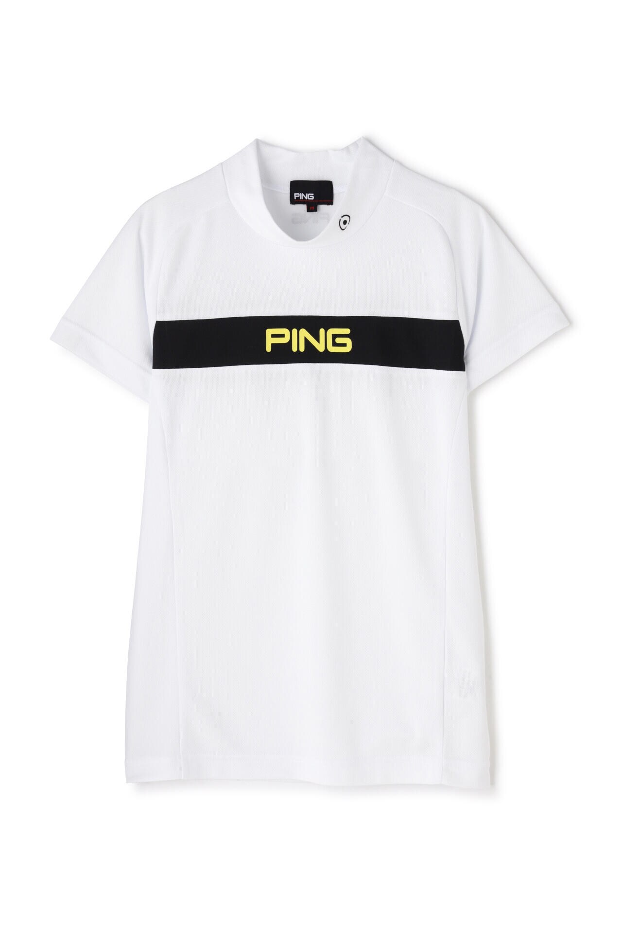 ピン】【PING APPAREL】PINGロゴ クールコア半袖ハイネックカットソー