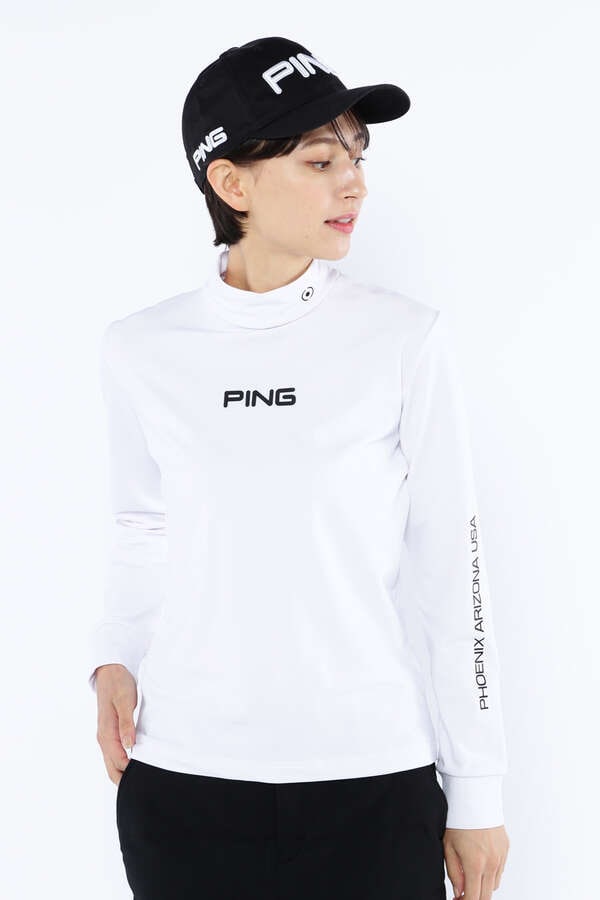 【PING APPAREL】エアーフレイク長袖ハイネックカットソー ＜PERFORMANCE＞ (LADIES)