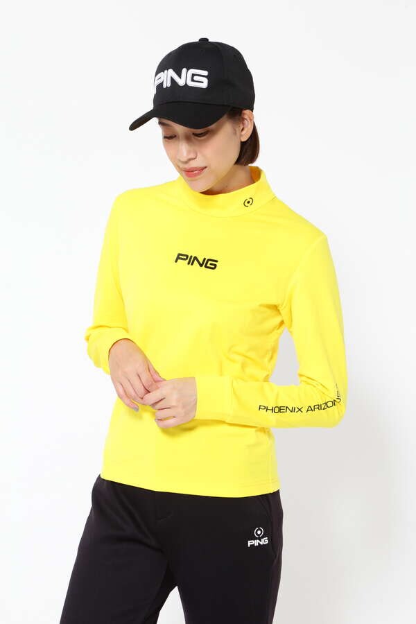 【PING APPAREL】エアーフレイク長袖ハイネックカットソー ＜PERFORMANCE＞ (LADIES)