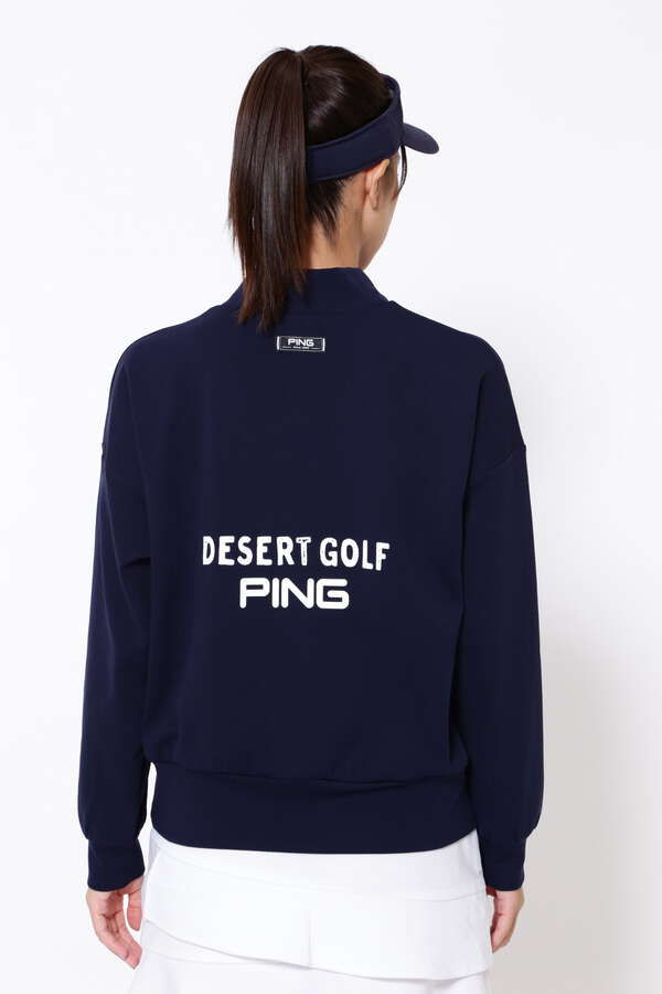 PING APPAREL】ダブルニット 長袖ハイネックカットソー ＜NATIVE＞ (MENS)-