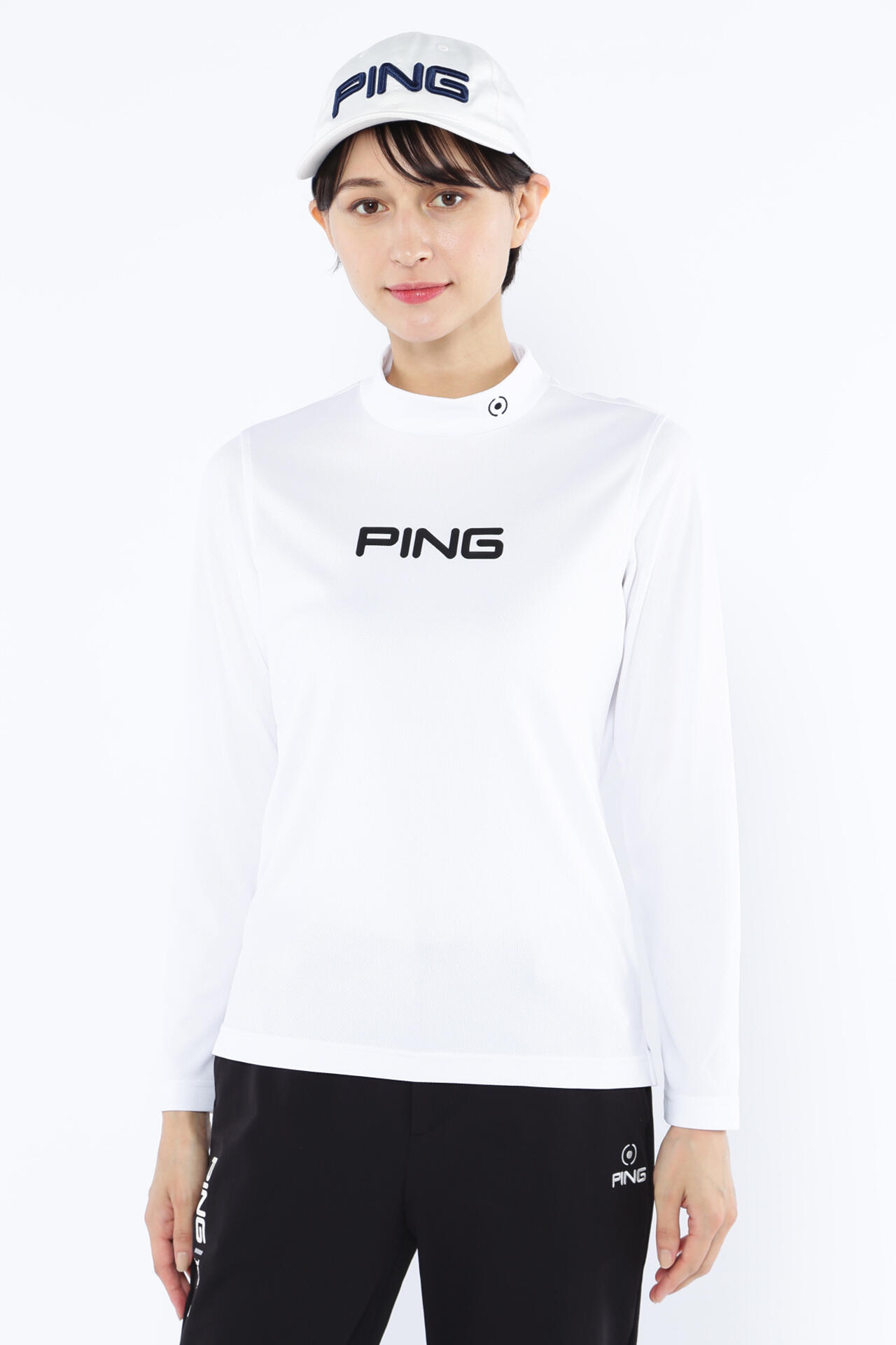 ピン】【PING APPAREL】クールコア 長袖ハイネックカットソー