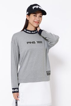 【PING APPAREL】ベアスムース 長袖ハイネックカットソー ＜GOLD＞ (LADIES)