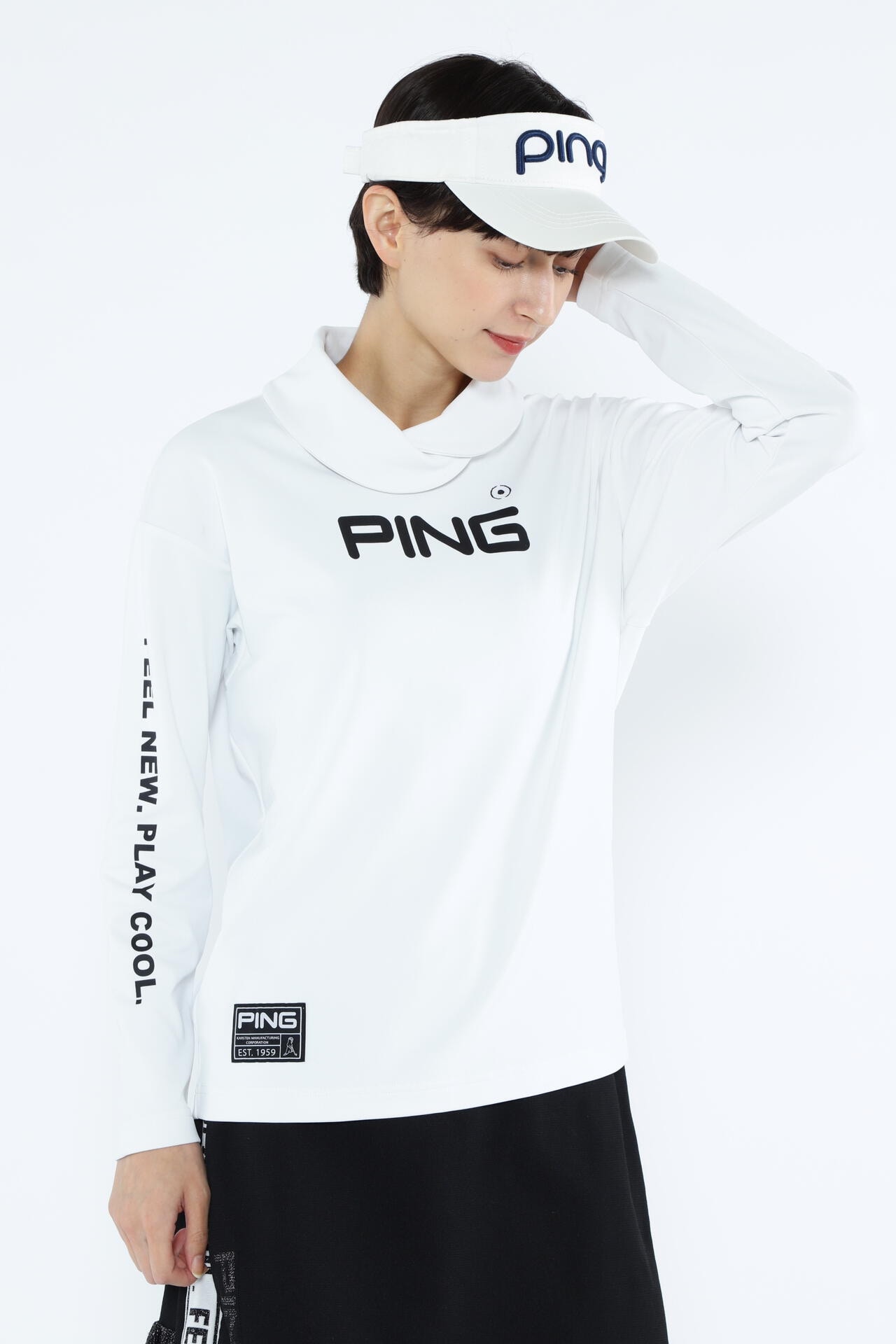 ピン】【PING APPAREL】ベアスムースUVハイストレッチ長袖裏フリース