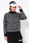 【PING APPAREL】Arizona maze柄防風裏付きクルーネックニットプルオーバー ＜PERFORMANCE＞ (LADIES)