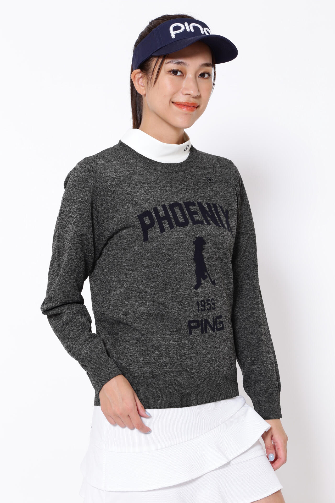 ピン】【PING APPAREL】PHOENIX Mr.PINGジャガード軽量クルーネック