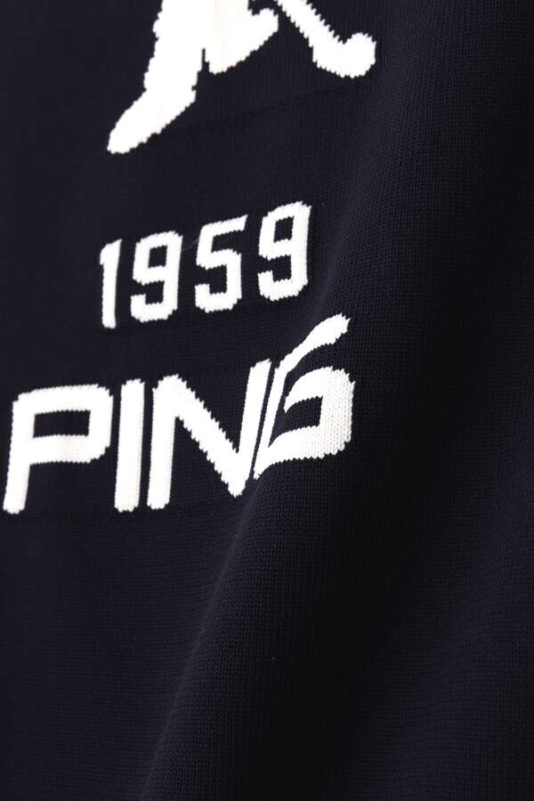 【PING APPAREL】PHOENIX Mr.PINGジャガード軽量クルーネックニットプルオーバー ＜NATIVE＞ (LADIES)