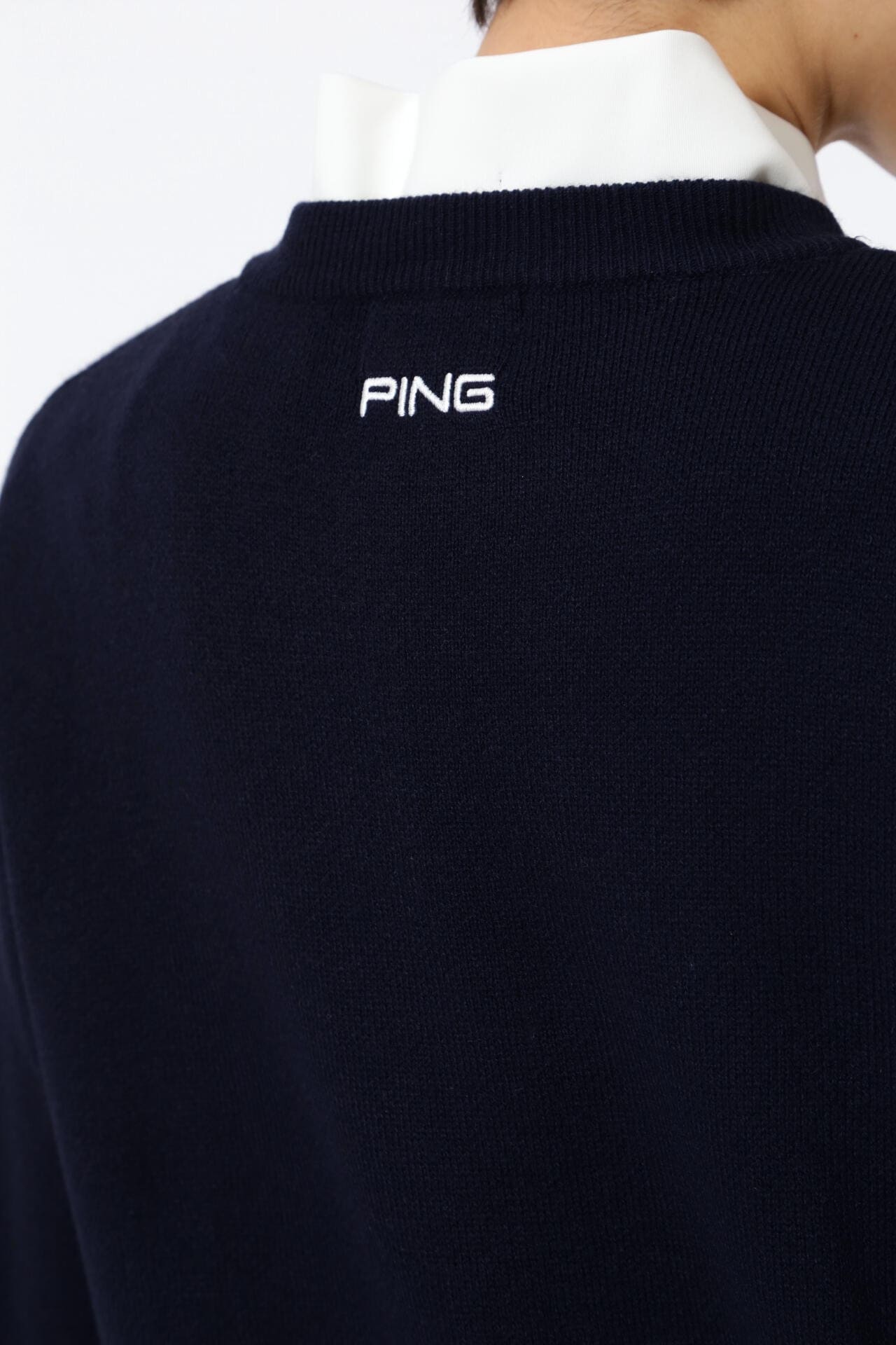 PING GOLF(ピンゴルフ)クルーネックニットプルオーバー - メンズウェア