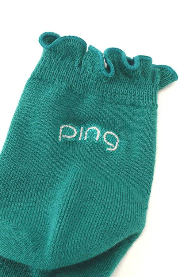 【PING APPAREL】メロー加工ショートソックス ＜ACCESSORIES＞ (LADIES)