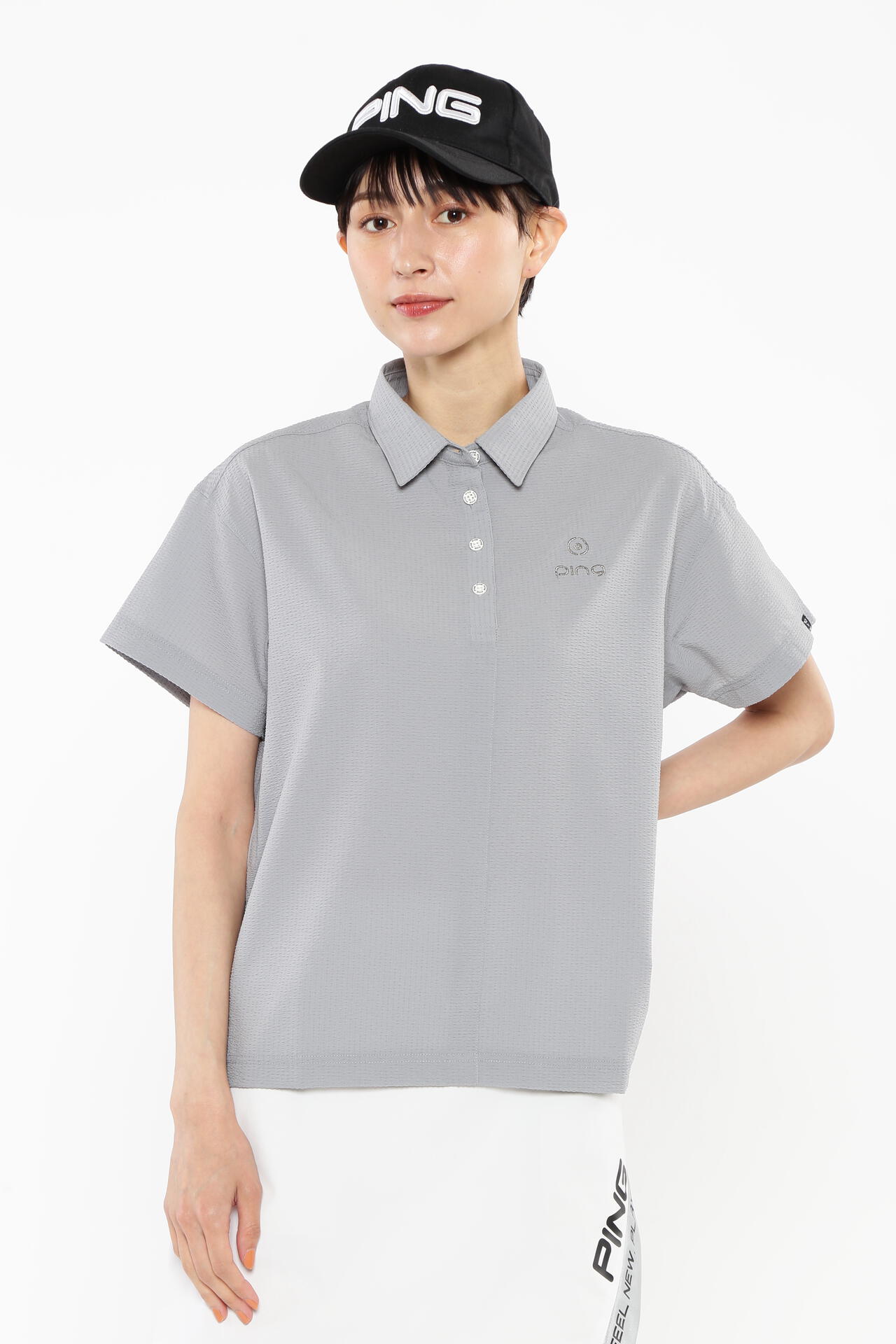 ピン】【PING APPAREL】Refiver半袖ポロシャツ ＜GOLD＞ (LADIES) 