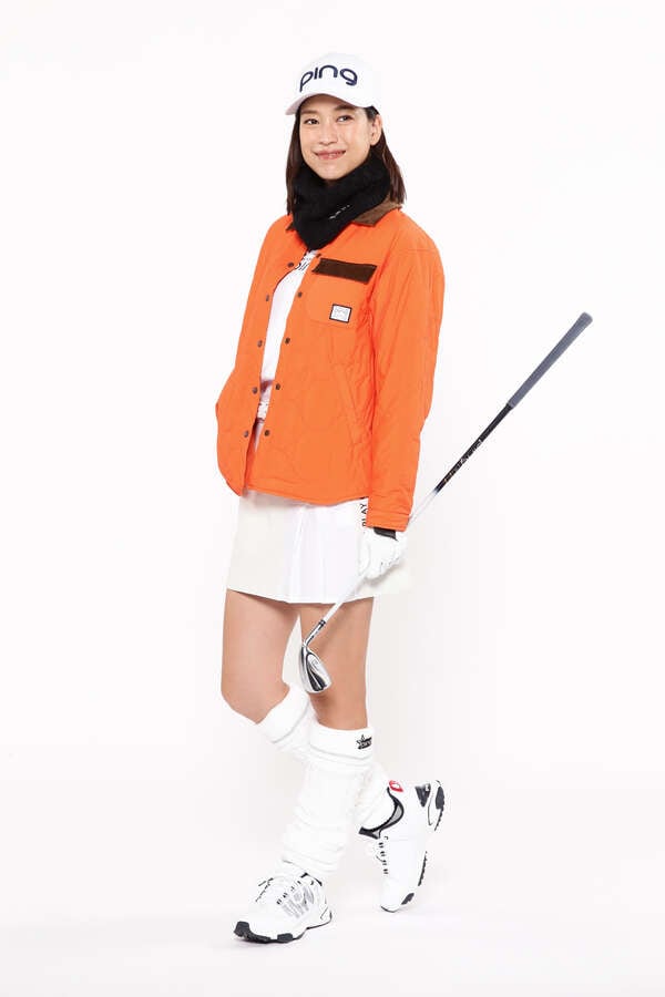 【PING APPAREL】ストレッチフルジップ中綿シャツブルゾン ＜NATIVE＞ (LADIES)