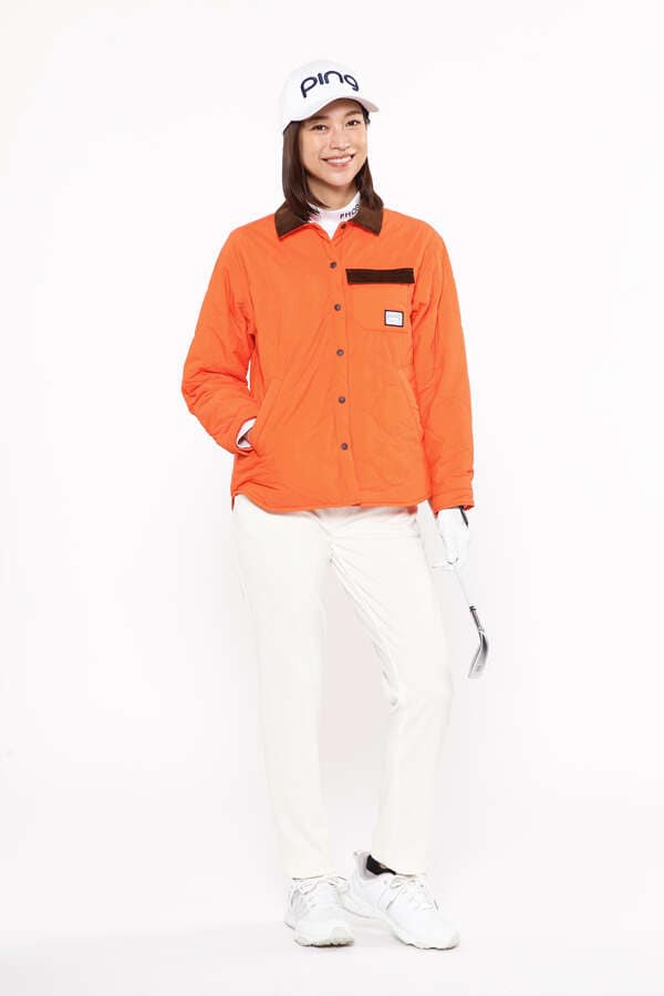 【PING APPAREL】ストレッチフルジップ中綿シャツブルゾン ＜NATIVE＞ (LADIES)