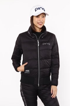 【PING APPAREL】全方向ストレッチリップストップ中綿フルジップブルゾン ＜GOLD＞ (LADIES)