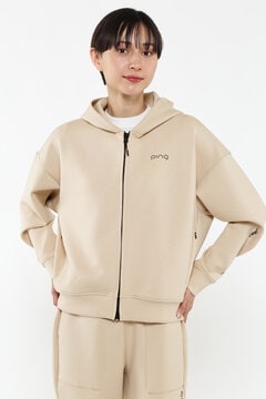 【PING APPAREL】ダンボールニットスウェットフルジップフーディー ＜HIGH PERFORMANCE LINE＞ (LADIES)