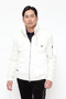 袖ニット切替し ボアフリース ストレッチタフタ中綿ブルゾン (MENS)