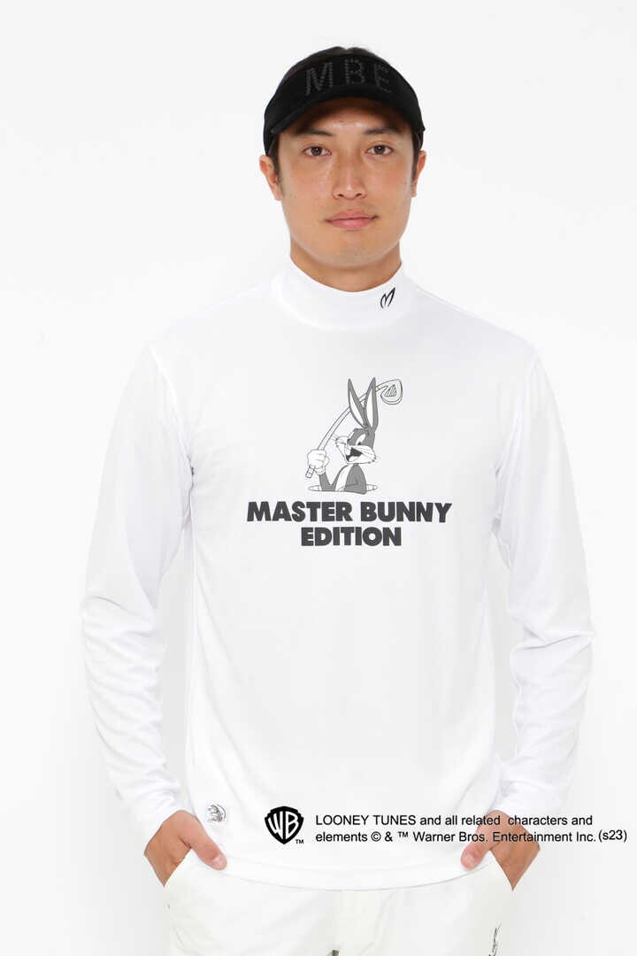 【Bugs Bunny×MASTER BUNNY EDITION】スーパーソフトバーズアイ 長袖ハイネックカットソー