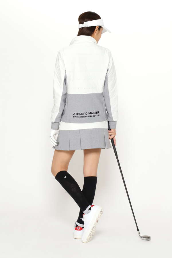 リサイクルナイロンタフタ 裾プリーツスカート ＜ATHLETIC MASTER＞