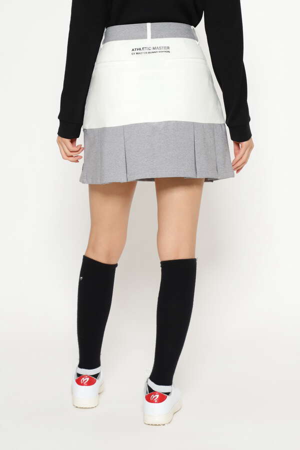 リサイクルナイロンタフタ 裾プリーツスカート ＜ATHLETIC MASTER＞