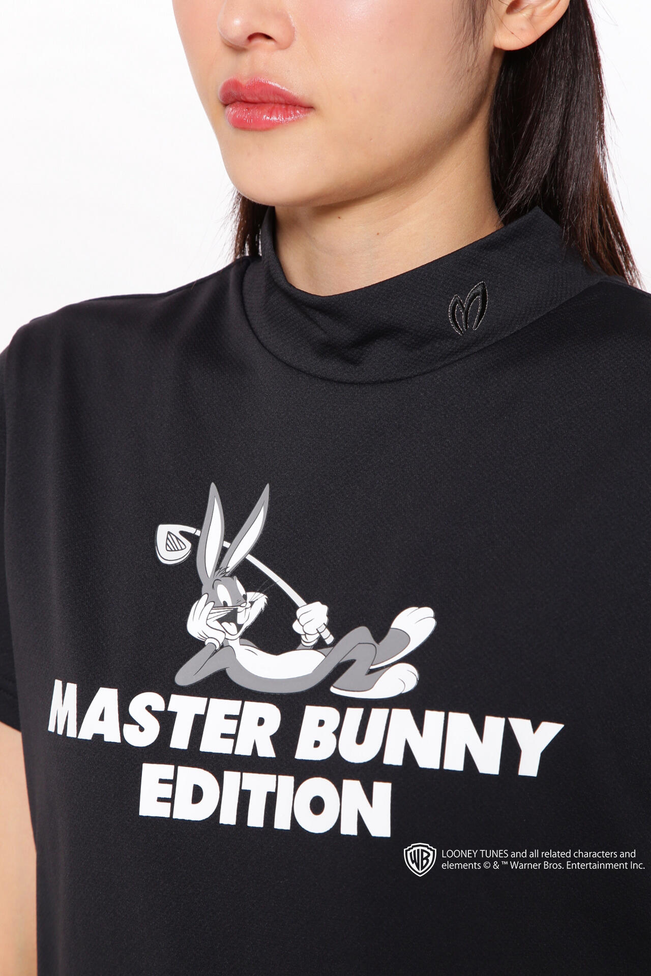 【Bugs Bunny×MASTER BUNNY EDITION】ドビー天竺半袖ハイネックカットソー