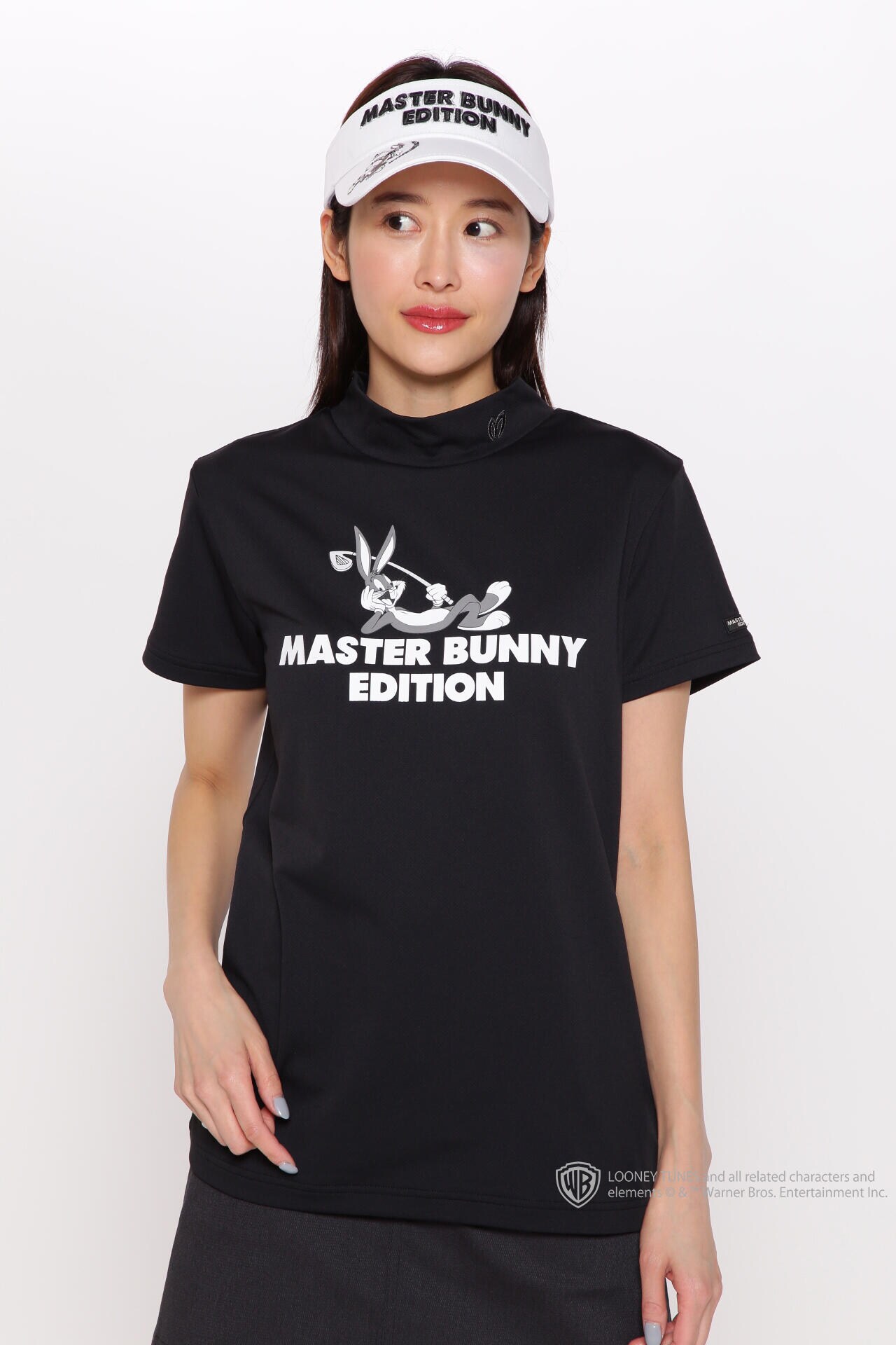 【Bugs Bunny×MASTER BUNNY EDITION】ドビー天竺半袖ハイネックカットソー