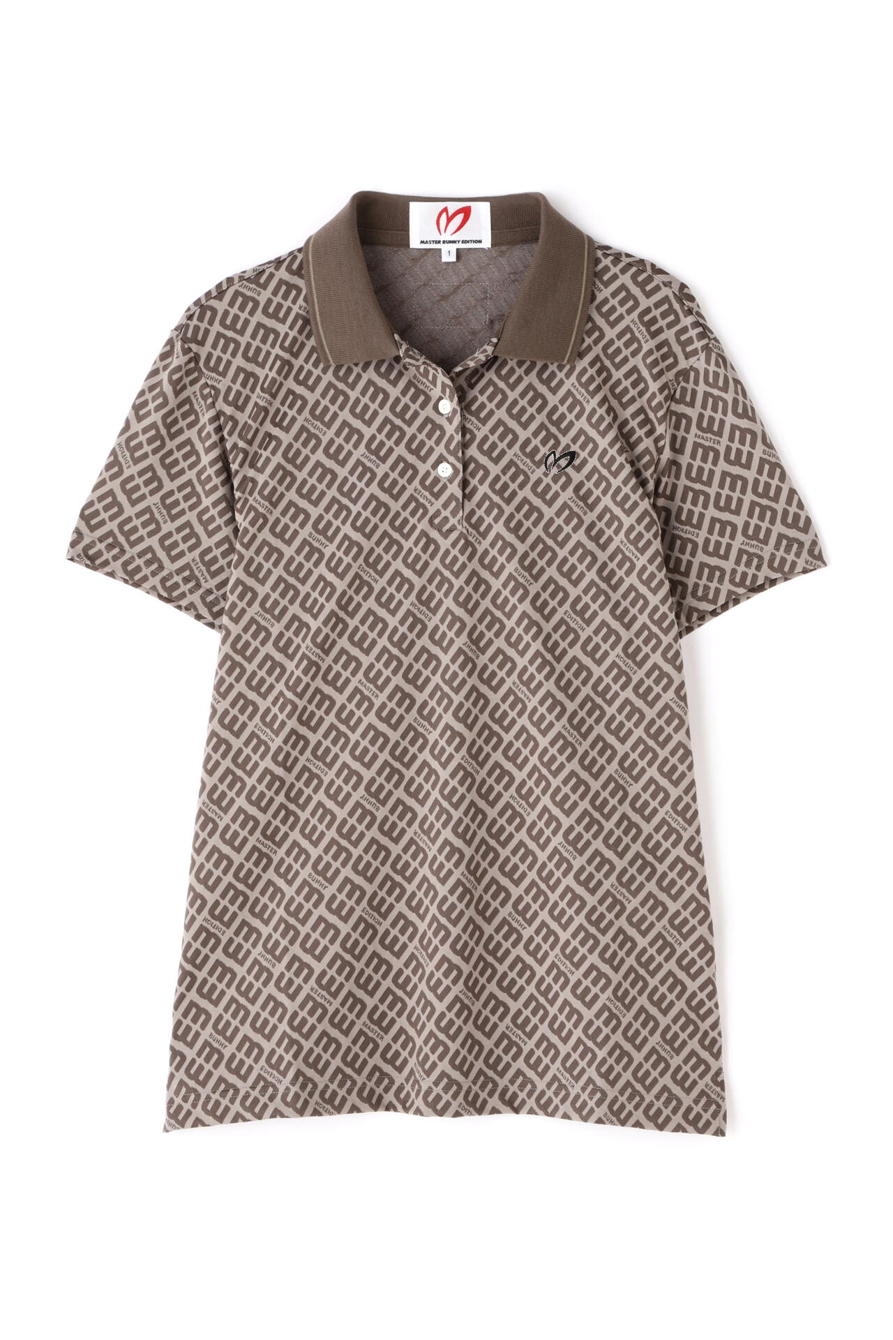 マスターバニーエディション】TEXBRID Mマーク柄ジャガード半袖ポロシャツ 