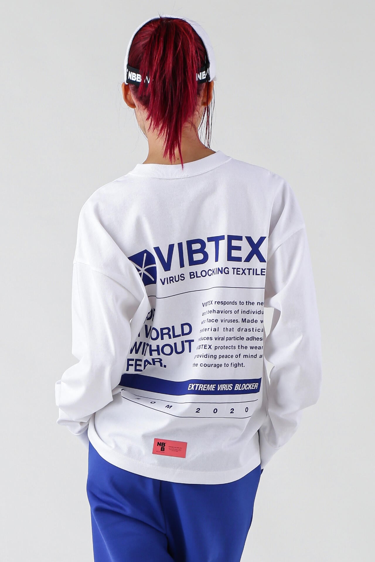 NBB WEEKEND】VIBTEX長袖クルーネックシャツ (LADIES)