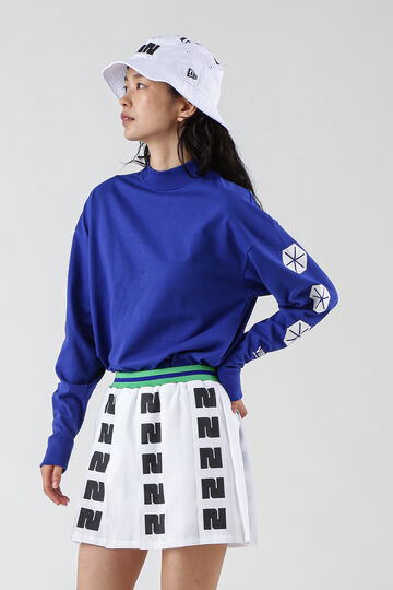 【NBB WEEKEND】VIBTEX長袖モックネックシャツ (LADIES)