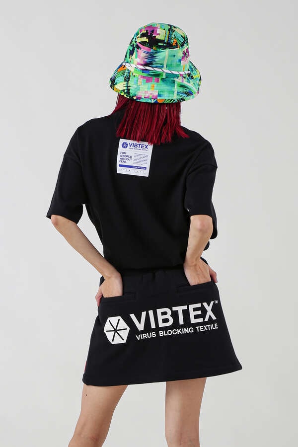 【NBB WEEKEND】VIBTEX半袖モックネックシャツ (LADIES)